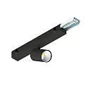 Spot EASYLIGHT adapté aux postes de travail avec écran IP20, noir gradable