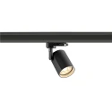 Projecteur triphasé BIMA 2.0 3PH SINGLE QPAR51 à 1 flamme, à cardan, avec douille GU10 IP20, noir