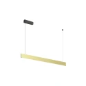 SLV Luminaire à suspension LINIUS 120 PD PHASE ROSETTE avec baldaquin IP20, laiton gradable