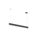 SLV Luminaire à suspension LINIUS 120 PD PHASE RECESSED version pour montage encastré IP20, noir gradable