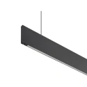 SLV Luminaire à suspension LINIUS 120 PD DALI RECESSED version pour montage encastré, contrôlable par DALI IP20, noir gradable