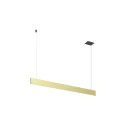 SLV Luminaire à suspension LINIUS 120 PD DALI RECESSED version pour montage encastré, contrôlable par DALI IP20, laiton gradable