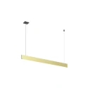 SLV Luminaire à suspension LINIUS 120 PD DALI RECESSED version pour montage encastré, contrôlable par DALI IP20, laiton gradable