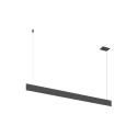 Luminaire à suspension LINIUS 150 PD DALI RECESSED version pour montage encastré, contrôlable par DALI IP20, laiton gradable