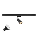 Projecteur triphasé PURI 2.0 CONE 3PH SET  lot de 1, avec douille GU10 IP20, or, noir gradable