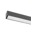 SLV Luminaire à suspension GLENOS® 2.0 PD 120CM contrôlable par DALI, UGR < 19 IP20, noir gradable