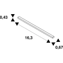 SLV Connecteur LEDSTRIP COB XS avec possibilité d'alimentation