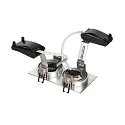 Lumière encastrée NEW TRIA II GU10 GU10, aluminium brossé