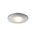 Lumière encastrée DEKLED, métallique, argent