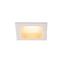 VERLUX, Recessed luminaire, LED, 3000K, matt white, 8,5x8,5 cm, 10W