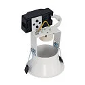 SLV Plafonnier encastré HORN GU10 rond GU5,3, blanc mat