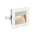 SLV Recessed luminaire FRAME CURVE LED white, LED warmwhite