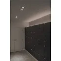 SLV Ceiling recessed spot NEW TRIA ES111 2 SQUARE, 2xGU10, 230V, incl. Clip springs, white