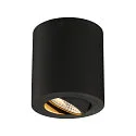 Plafonnier encastré TRILEDO ROUND LED rond IP20, noir mat