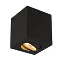 Plafonnier encastré TRILEDO ROUND LED angulaire IP20, noir mat