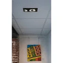 SLV LED Ceiling recessed spot KADUX Triple, 3x6,2W, COB LED, 3000K, 38°, incl. Driver, Clip springs, black