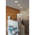 SLV Plafonnier encastré OCCULDAS 14 rond, indirect IP20, blanche gradable