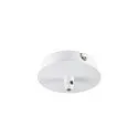 Rosace de plafond pour FITU PD 1 voie, rond blanche
