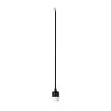 Luminaire à suspension FENDA sans abat-jour, avec câble ouvert E27 IP20, noir  gradable