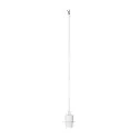 Luminaire à suspension FENDA sans abat-jour, avec câble ouvert E27 IP20, blanche gradable