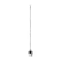 Pendant luminaire FENDA E27 Pendant cable with open cable, canopy excl., shade excl., chrome