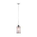 SLV Luminaire à suspension FENDA sans abat-jour, avec câble ouvert E27 IP20, chrome gradable