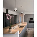 Pendant luminaire LIGHT EYE, GU10, max. 75W, white/chrome