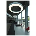 SLV LED Pendant luminaire MEDO RING 90 LED, 58W, 105°, 3000K, white