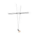 WIRE LUMINAIRE, for TENSEO low-voltage wire system, QR-C51, black