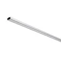 1-Phase High voltage track 2m, silver grey
