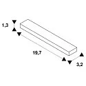 SLV Stabilisateur pour connecteur droit, aluminium