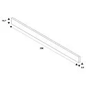 SLV 1 Phase-High voltage-Set incl. 3x PURI Spot and 3x LED GU10 lamps/bulbs and accessory, black