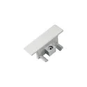 End cap for 1-Phase High Voltage track,integrated version, white, 2 items