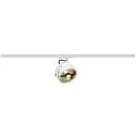 Spot KALU TRACK QPAR111 Lamphead , GU10, max. 75W, incl. 1-Phase adaptor, white