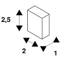 Eutrac Pince de plafond pour rail conducteur triphasé EUTRAC® version pour montage encastré, lot de 6, blanche