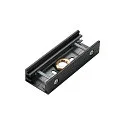 Pendant coupler for 3-Phase High voltage Track, black