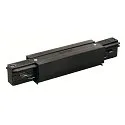 Straight coupler for 3-Phase High voltage Track, black