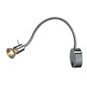 Luminaire mural DIO FLEX PLATE QPAR51 WL GU10, chrome