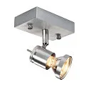 SLV Spot ASTO 1 GU10, aluminium brossé