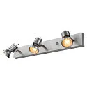 SLV Spot ASTO 3 GU10, aluminium brossé