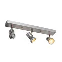 SLV Spot ASTO 3 GU10, aluminium brossé