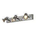 SLV Spot ASTO 3 GU10, aluminium brossé