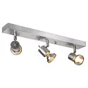 SLV Spot ASTO 3 GU10, aluminium brossé