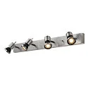 SLV Spot ASTO 4 GU10, aluminium brossé