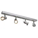 SLV Spot ASTO 4 GU10, aluminium brossé