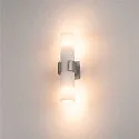 SLV Luminaire mural DENA II E14, aluminium brossé