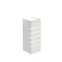SLV Plaster Wall luminaire GL 100 SLOT, rectangular, white plaster, E14