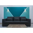 SLV Luminaire mural PLASTRA CUBE angulaire G9, blanche