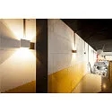 SLV Luminaire mural PLASTRA CUBE angulaire G9, blanche