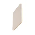 Plaster Wall luminaire PLASTRA SQUARE, square, white plaster, 48 LED, 3000K